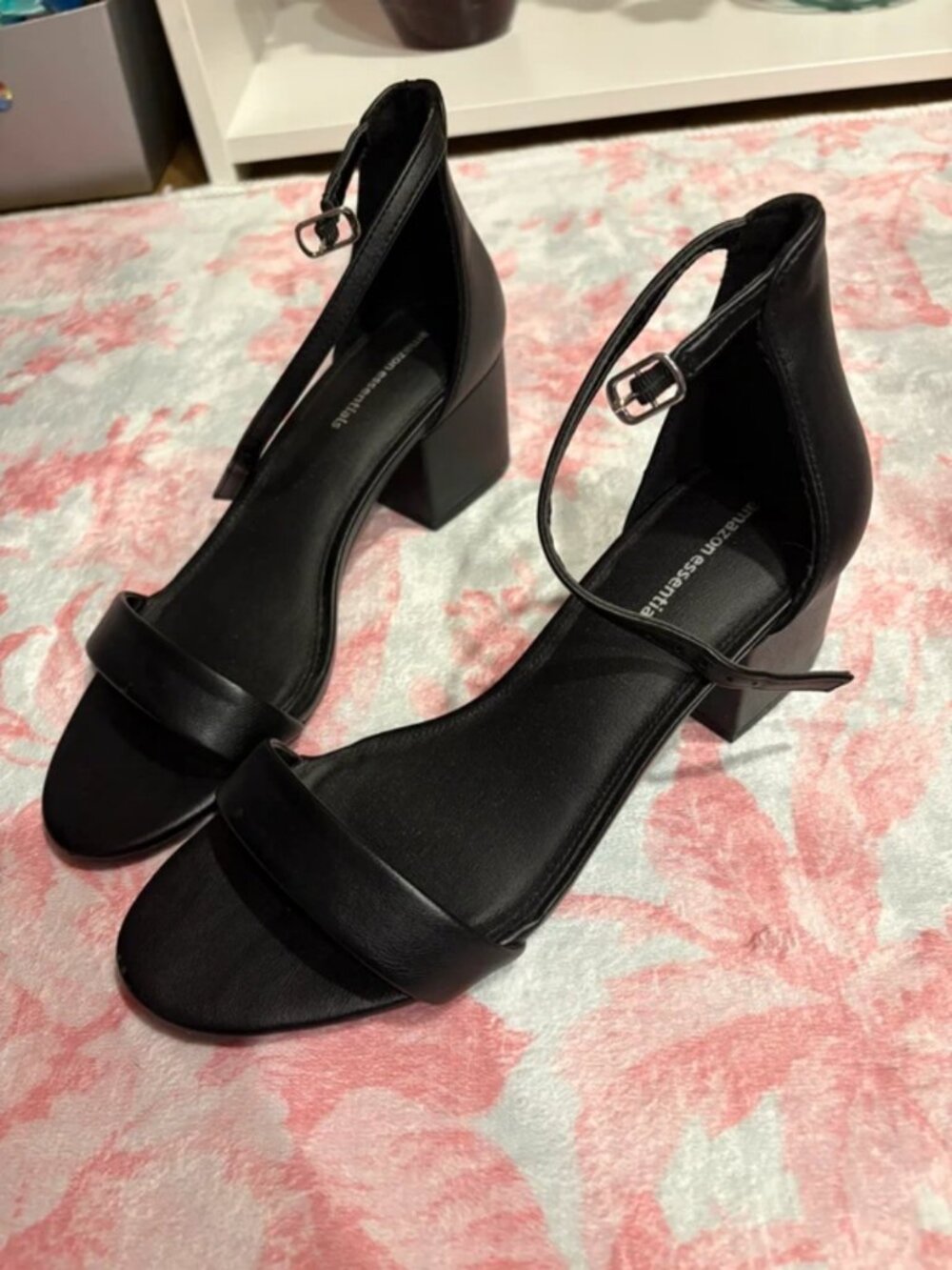 Women’s Amazon Essentials Black Heels Size 7.5
